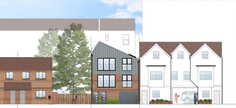 Lower Road, Kenley - New build flats