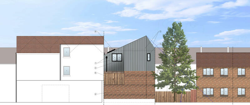 Lower Road, Kenley - New build flats